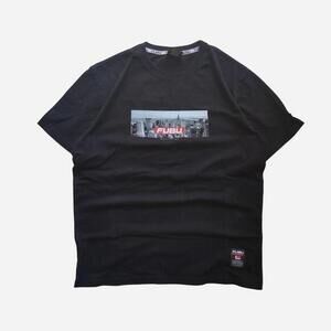 FUBU black New York City graphic tee